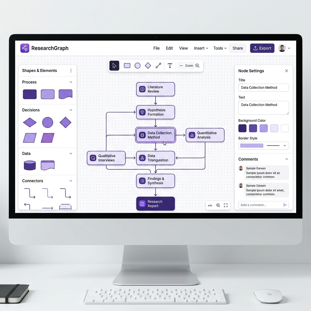 Turn findings into clear diagrams